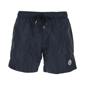 Moncler Swimsuit - male - Moncler - Beachwear - Blue - S - Swimwear