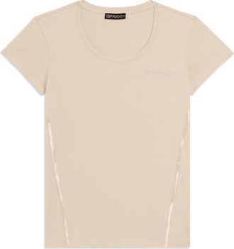 Freddy T-shirt Manica Corta con Logo FREDDY e Inserti Elastici