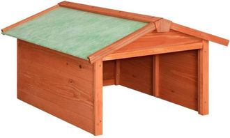 vidaXL Caseta De Cortac&eacute;sped Rob&oacute;tico Madera Maciza Abeto 72x87x50 Cm Vidaxl