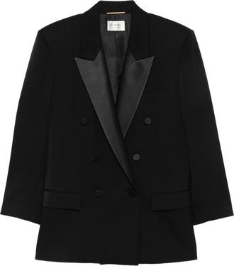 Saint Laurent Double-breasted Peak-lapels Blazer