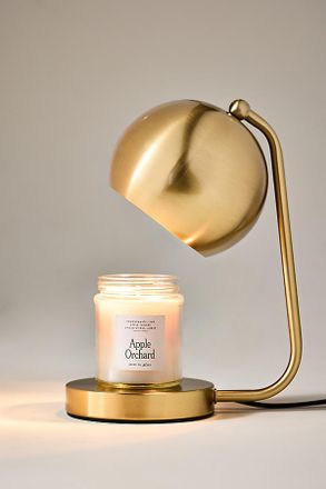 Anthropologie Metal Dome Candle Warmer Lamp