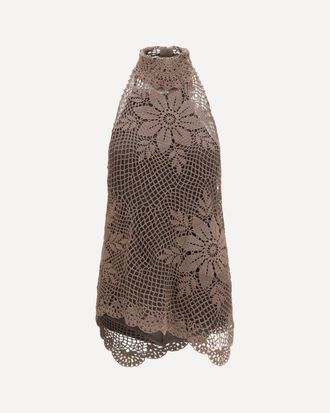 Magda Butrym Crochet lace high-neck Top Female 40