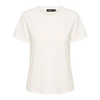 Soaked In Luxury Crew-Neck T-Shirt Broken White - Dames - Tops - Wit - Maat: 2XL