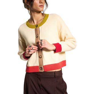 Callahan Joey Cardigan - Womens in Creme at Nordstrom, Size X-Large