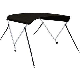 vidaXL Toldo Bimini De 2 Arcos Negro 180x150x110 Cm Vidaxl
