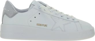 Golden Goose Womens Sneakers Pure Star White-Silver Trainers White/silver