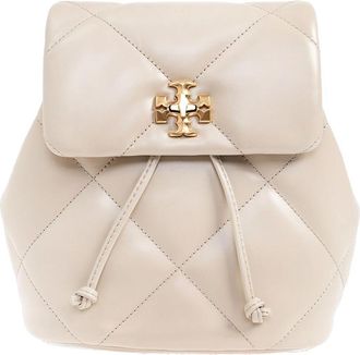 Tory Burch Kira Diamond Small Leather Backpack