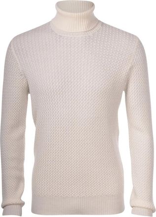 Gran Sasso Fietsstijl 005 - Heren - Coltruien - Beige - M - Truien & Vesten