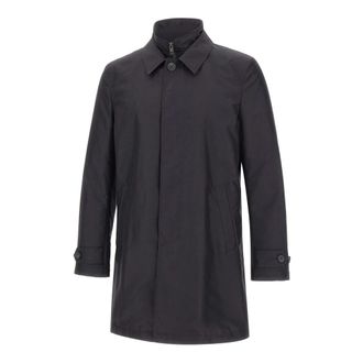 Fay Morning Coat - Heren - Mantel - Blauw - XL - Polyester - Jassen