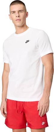 Nike Nike Men Club Embroidered Futura T-Shirt - White/Black, Medium