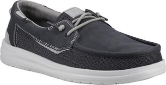 HeyDude Welsh Grip Classic Mesh Slip On Mens Summer - Black - Size UK 11