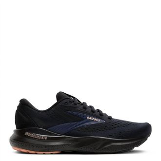 Brooks Womens Adrenaline Gts 24 Shoe In Black/peacoat/peach