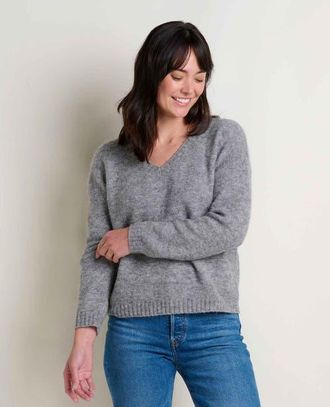 Toad & Co Toddy Pullover Sweater in Heather Grey at Nordstrom, Size Small