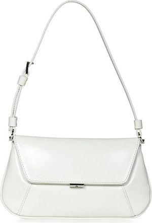 Amina Muaddi Logo-Debossed Shoulder Bag