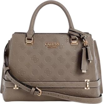 Guess Handbags, female, Brown, Size: ONE SIZE Zarela Satchel