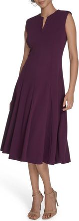 Calvin Klein Sleeveless A-Line Midi Dress in Aubergine at Nordstrom Rack, Size 12