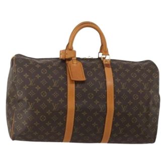Louis Vuitton Pre-owned Boston Bag - Dames - Pre-owned - Bruin - Maat: ONE Size Leer