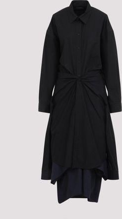 Balenciaga maxi overhemd met patches