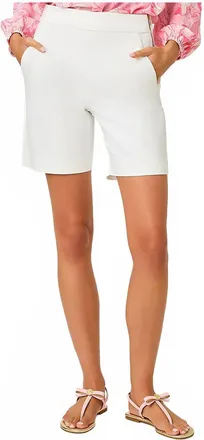 Lilly Pulitzer Sarissa High Rise Stretch Short In Resort White