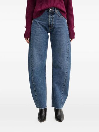 Simona Corsellini seam-detail jeans - Blue