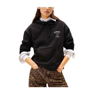 Tommy Hilfiger Western Hoodie - Dames - Hoodies - Zwart - M - Katoen - Hoodies & sweatvesten