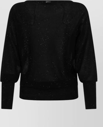 Herno knit pullover long sleeves boat neck