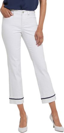 NYDJ Marilyn Optic White Ankle Crop Jean
