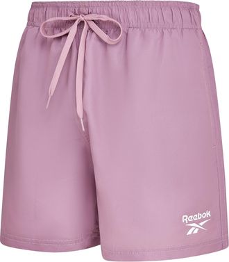 Reebok Badeshorts REEBOK Yale, Herren, Gr. XL, N-Gr, berry chill, Microfaser, Polyester, clean, unifarben, Badehosen Badeshorts, mit Kordelzug und elastische