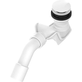 Roca Roca A24l58100r Aqua Desag&uuml;e Click-clack Con Sif&oacute;n Para Ba&ntilde;eras &Oslash; 52 Blanco Brillo - Ref: A24l58100r