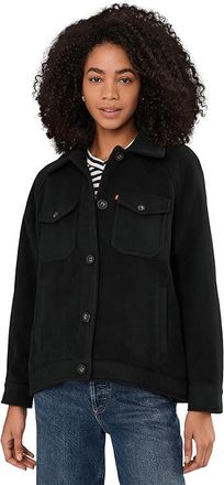 Levi's Wool Shirt Jacket Womens Jacket Navy : LG, Polyester