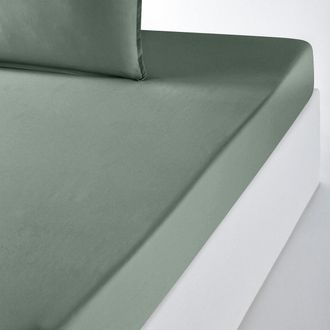 La Redoute Interieurs Effen hoeslaken in biologisch perkalkatoen