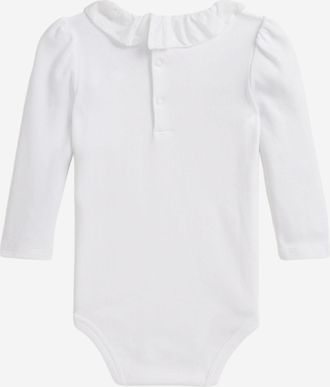 Polo Ralph Lauren Girls White Cotton Baby Bodysuit Babygrow Sets