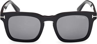 Tom Ford Dax Zonnebril - unisex - Zonnebrillen - Zwart - 50 MM - Accessoires