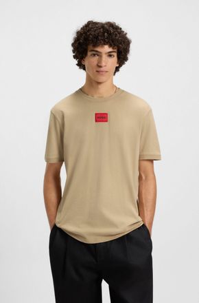 HUGO BOSS T-Shirt HUGO Diragolino, Herren, Gr. XXL, medium beige269, Single Jersey, Obermaterial: 100% Baumwolle, unifarben, regular fit normal, Rundhals, Shirt