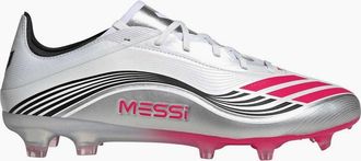 adidas Mens F50 Messi Pro Firm Ground Low Top Sneakers - White - Size: 10.5