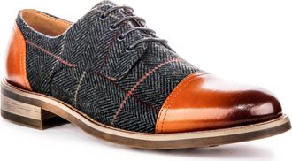 Justinreess England Theon Mens Leather Shoes (Navy, UK 10)