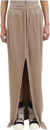 Rick Owens Maxi Rok - Dames - Maxi Rokken - Bruin - XS - Rokken