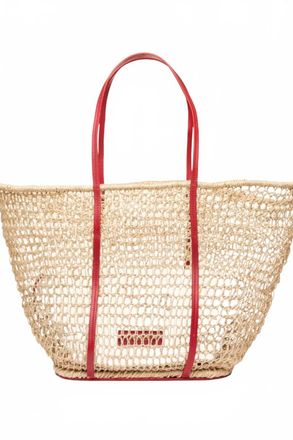 Poolside The Large Comporta Tote Bag In Tomato