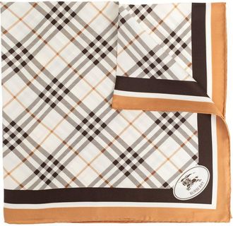 Burberry Check Wool Foulard