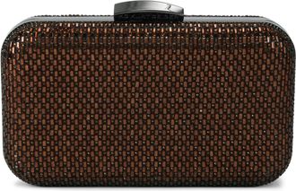 Kurt Geiger Womens Fleur Box Bag - Brown Fabric - One Size