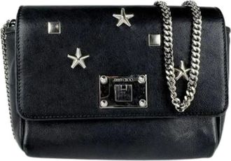Jimmy Choo London Pre-owned Cross Body Bags, female, Black, Size: ONE SIZE Pre-owned Leather shoulder-bags