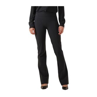 JapanTKY Zaya Flared Broek - Dames - Slim Fit Broeken - Zwart - XL - Broeken