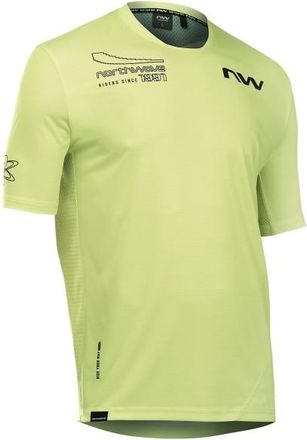 Northwave Edge 2 Jersey Short Sleeve Velotrikot für Herren | gelb/grün