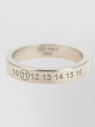 Maison Margiela numeric sequence sterling ring 925 stamp