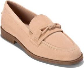 Cole Haan Stassi Bow Loafer in Tuscan Sand Suede at Nordstrom Rack, Size 8.5