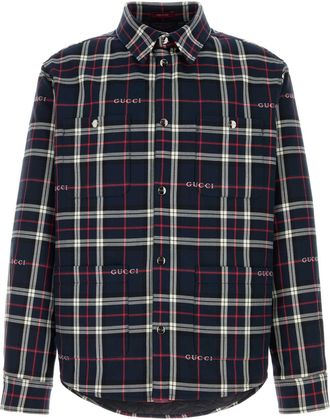 Gucci Embroidered Cotton Shirt