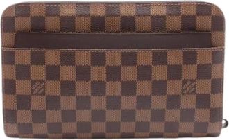 Louis Vuitton Pre-owned Clutches, male, Brown, Size: ONE SIZE Pre-owned Clutch Bag