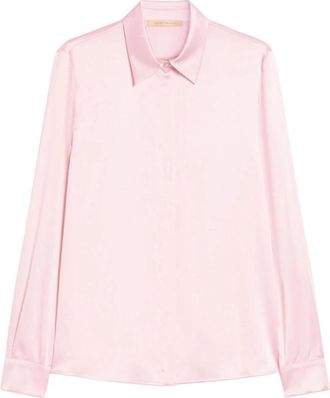 Pennyblack Vittoria Shirt - Dames - Overhemden - Roze - S - Satijn - Overhemden