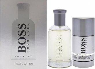 HUGO BOSS Mens Bottled EDT-S 100ml + Deo Stick 75ml - One Size