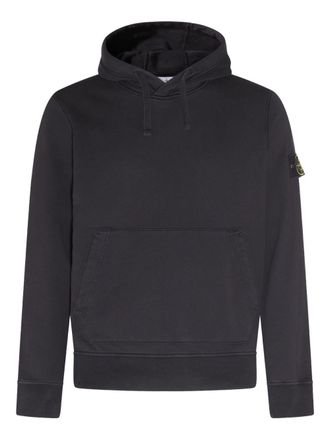 Stone Island Logo Cotton Hoodie